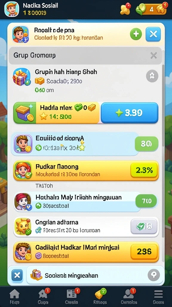 Tampilan antarmuka yang menarik dan user-friendly.