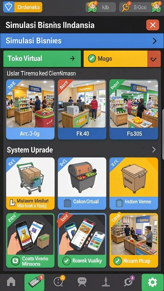 Mode permainan yang bervariasi dan menarik.