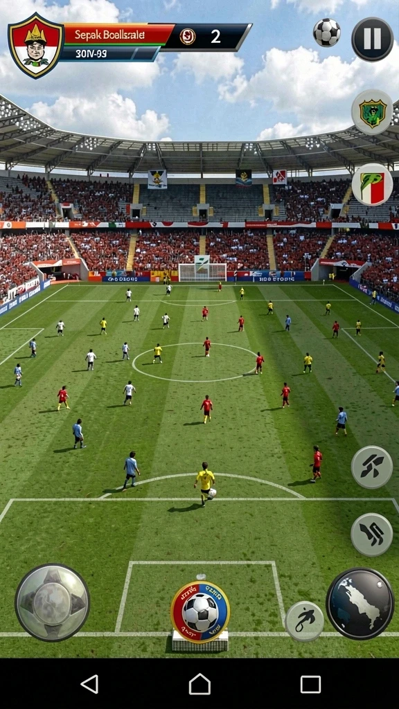 Tangkapan layar menunjukkan mode multiplayer yang seru.