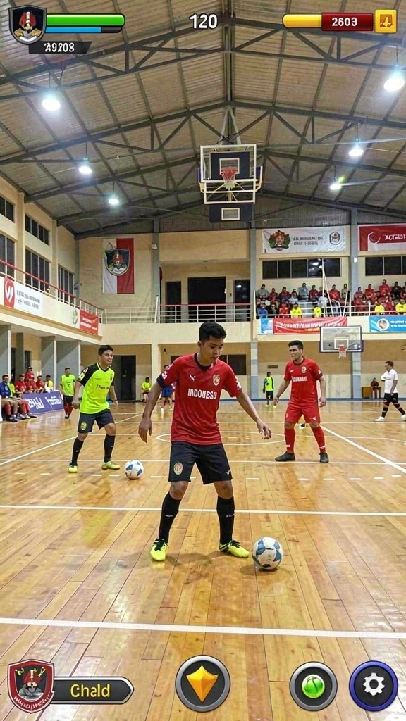 Tampilan awal game yang menarik dan interaktif.