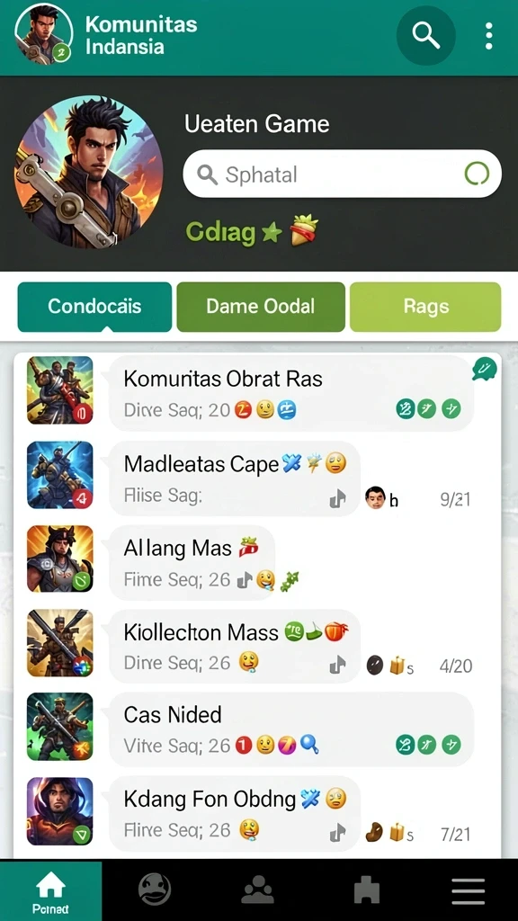 Tampilan antarmuka yang menarik dan modern.