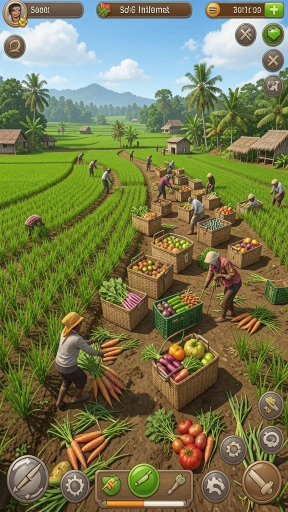 Tampilan menu utama yang sederhana dan menarik.