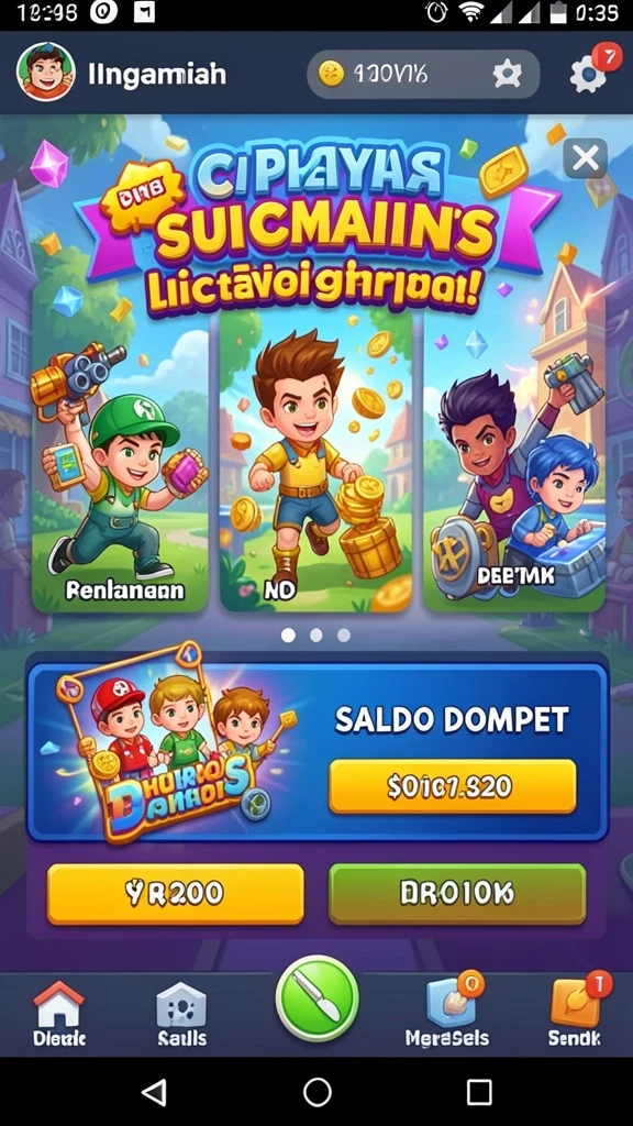 Mode permainan multiplayer yang mendebarkan.