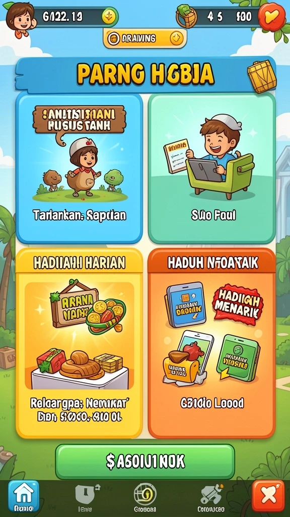 Screenshot saat pemain berlomba dalam mode multiplayer di IYA777.