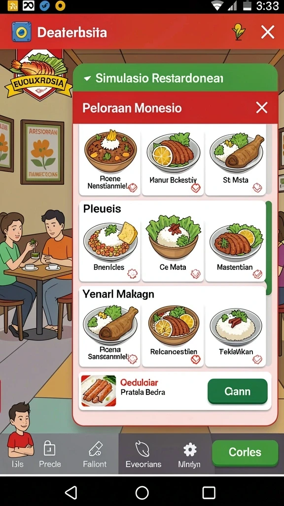 Screenshot menampilkan grafis yang menawan dari level baru.