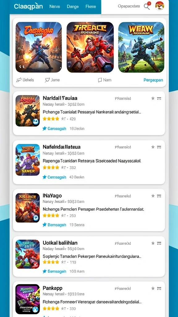 Tampilan awal yang memukau dengan efek petir.