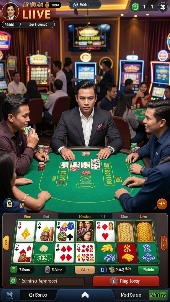 Karakter utama dalam aksi di dunia fantasi.