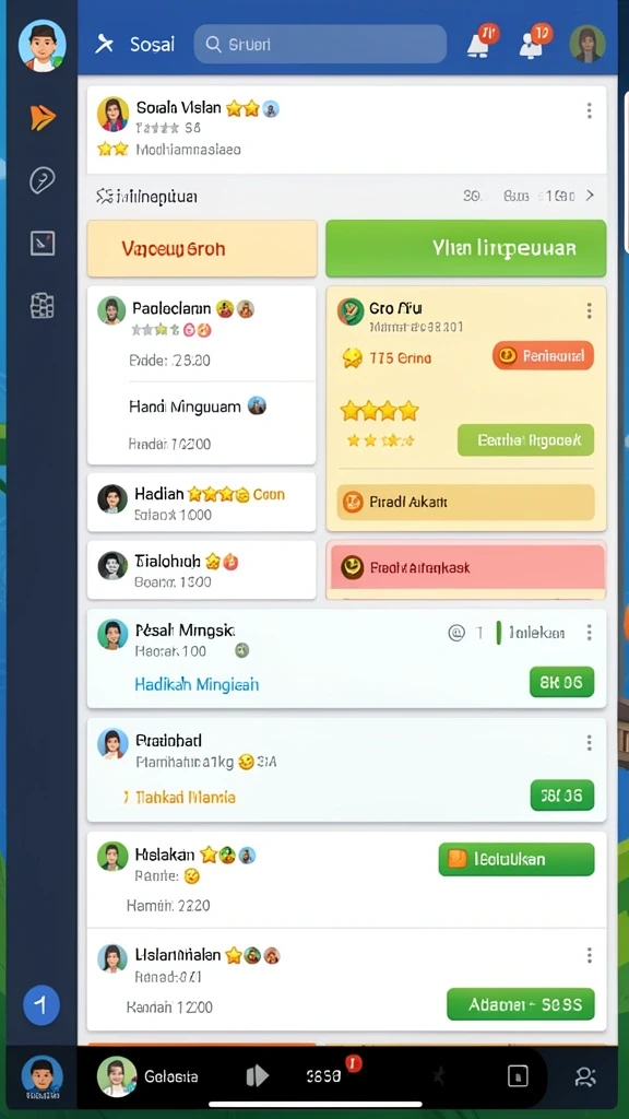 Fitur kustomisasi karakter yang beragam.