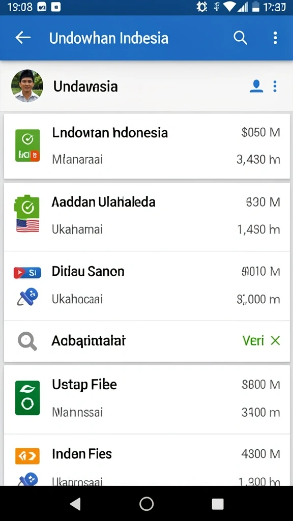 Tampilan awal yang menarik dan interaktif.