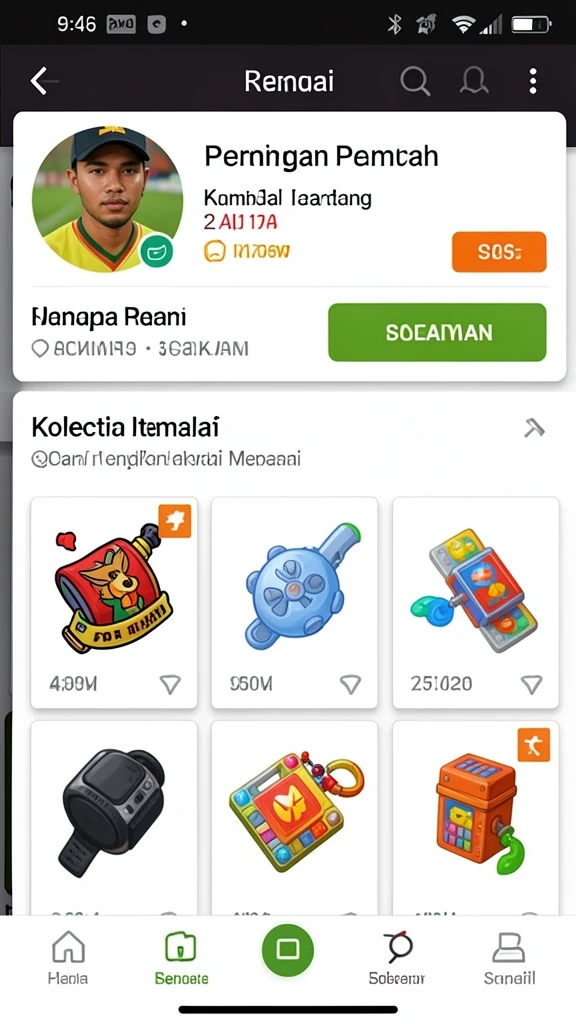 Tampilan antarmuka yang menarik dan mudah digunakan.