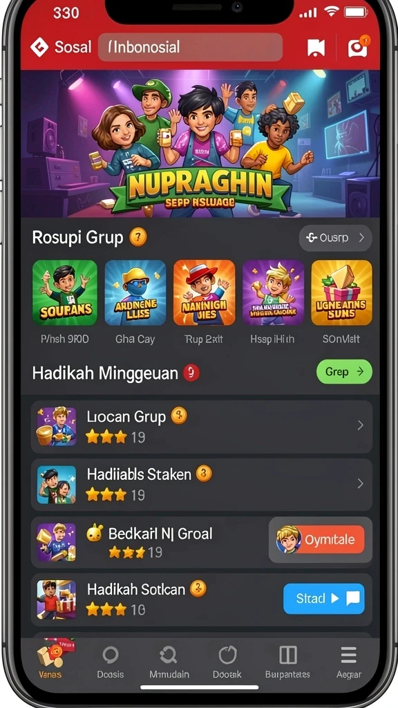 Sistem ranking yang adil untuk semua pemain.