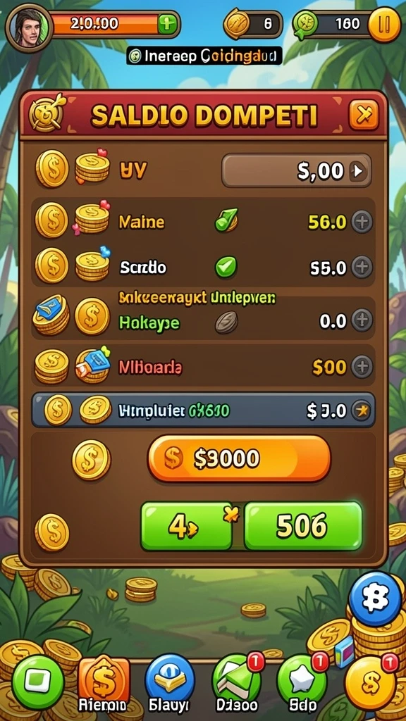 Lingkungan permainan yang detail dan kaya.
