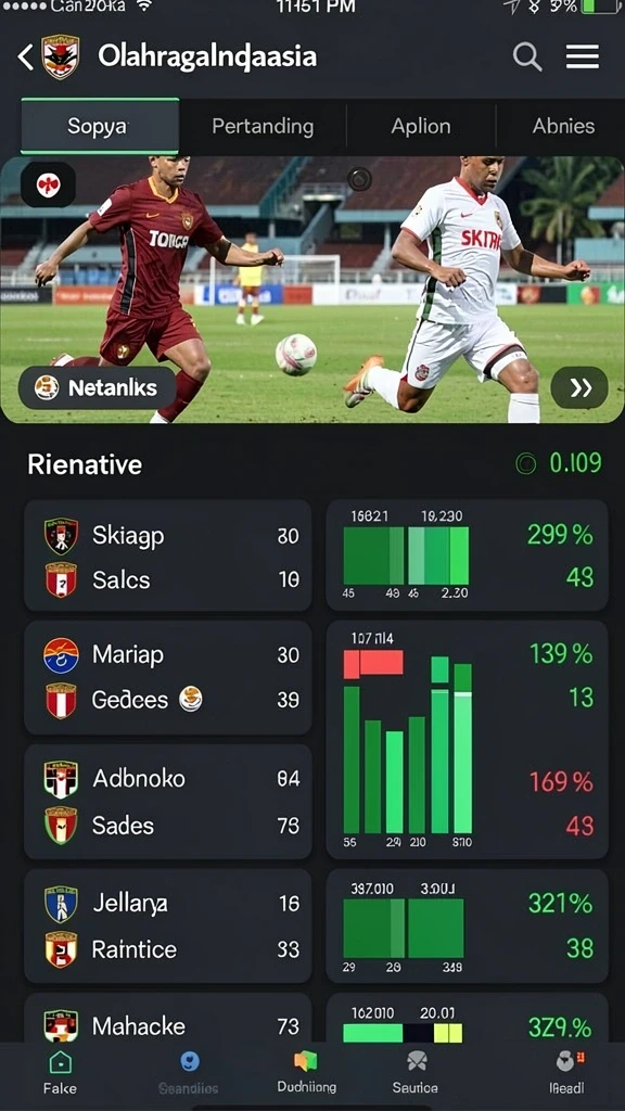 Tampilan awal dengan menu interaktif yang menarik.