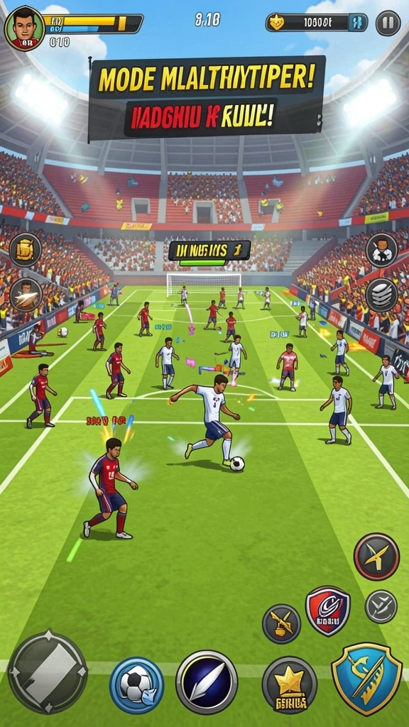 Fitur multiplayer yang memungkinkan bersaing dengan teman secara online.