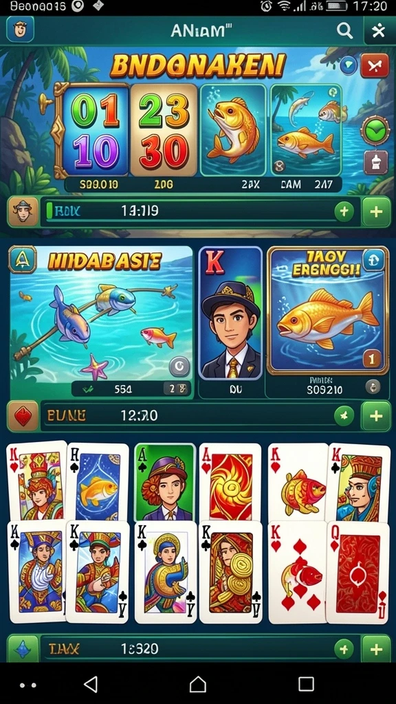 Tangkapan layar menunjukkan gameplay seru di SURGA11.