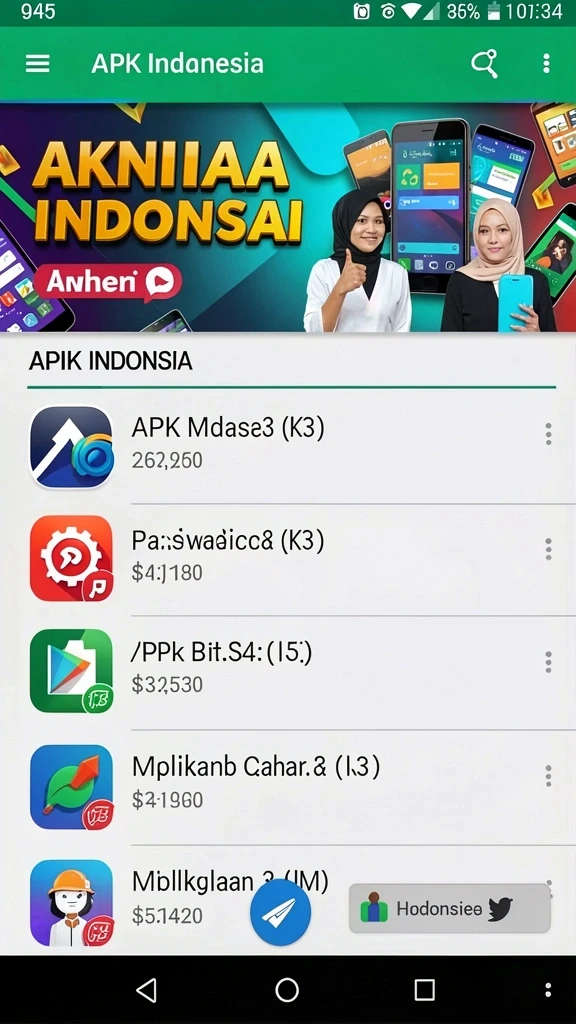 Tangkapan layar dari karakter utama dalam TENTOTO.