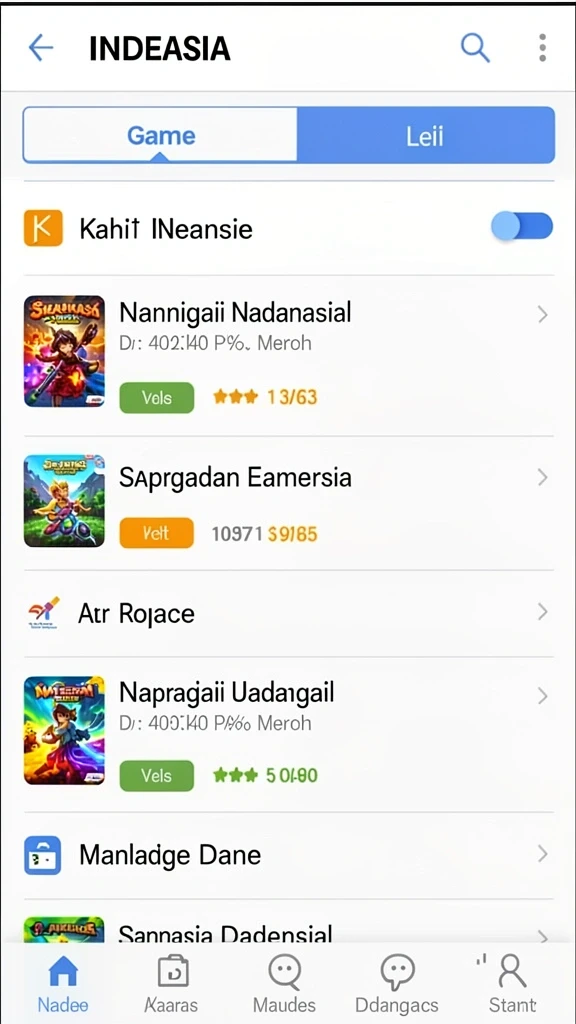 Tampilan antarmuka yang user-friendly dan menarik.