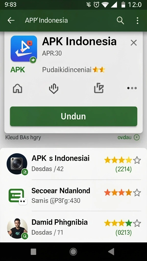 Tampilan awal permainan yang menarik dan penuh warna.