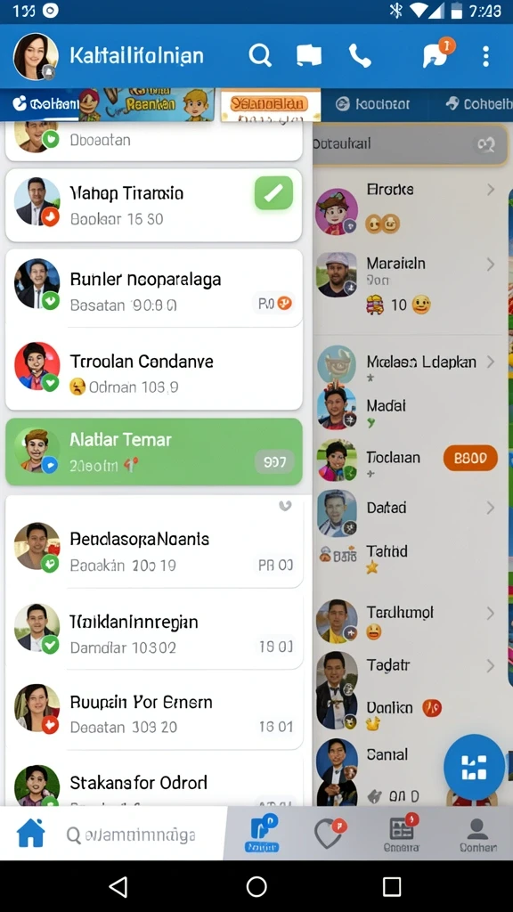 Tampilan antarmuka yang user-friendly.